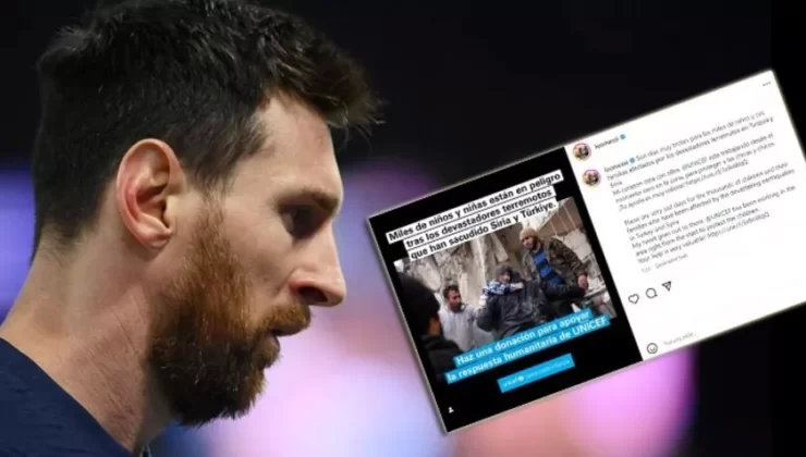Leo Messi, Türkiye ve Suriye’deki Deprem için Yardım Çağrısı Yaptı.
