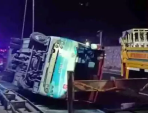 Alanya Kestelspor otobüsü kaza yaptı! 2 futbolcu ağır yaralı