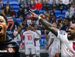 Lyon ve Montpellier arasındaki Ligue 1 maçında tarihi dönüş: İki futbolcudan 8, toplamda 9 gol