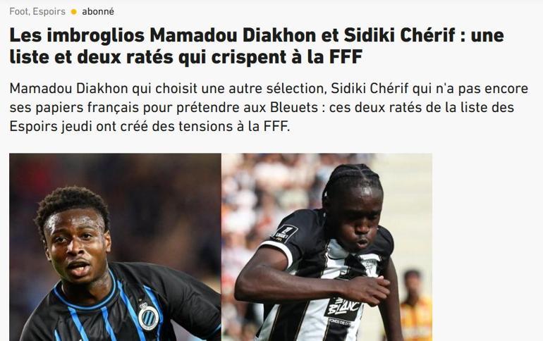 Fransada Sidiki Cherif krizi Fenerbahçeli yıldızın milli takım hayalleri suya düştü, işte nedeni